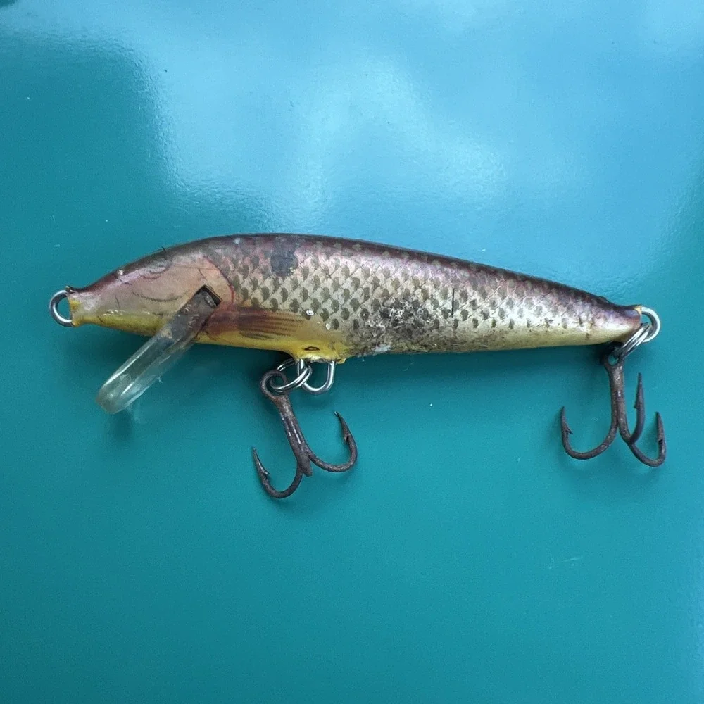 Vintage Rapala Crankbait Lures, Set Of 4